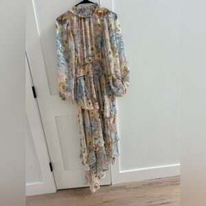 Elliatt Floral Midi Dress - Multicolor SZ Medium